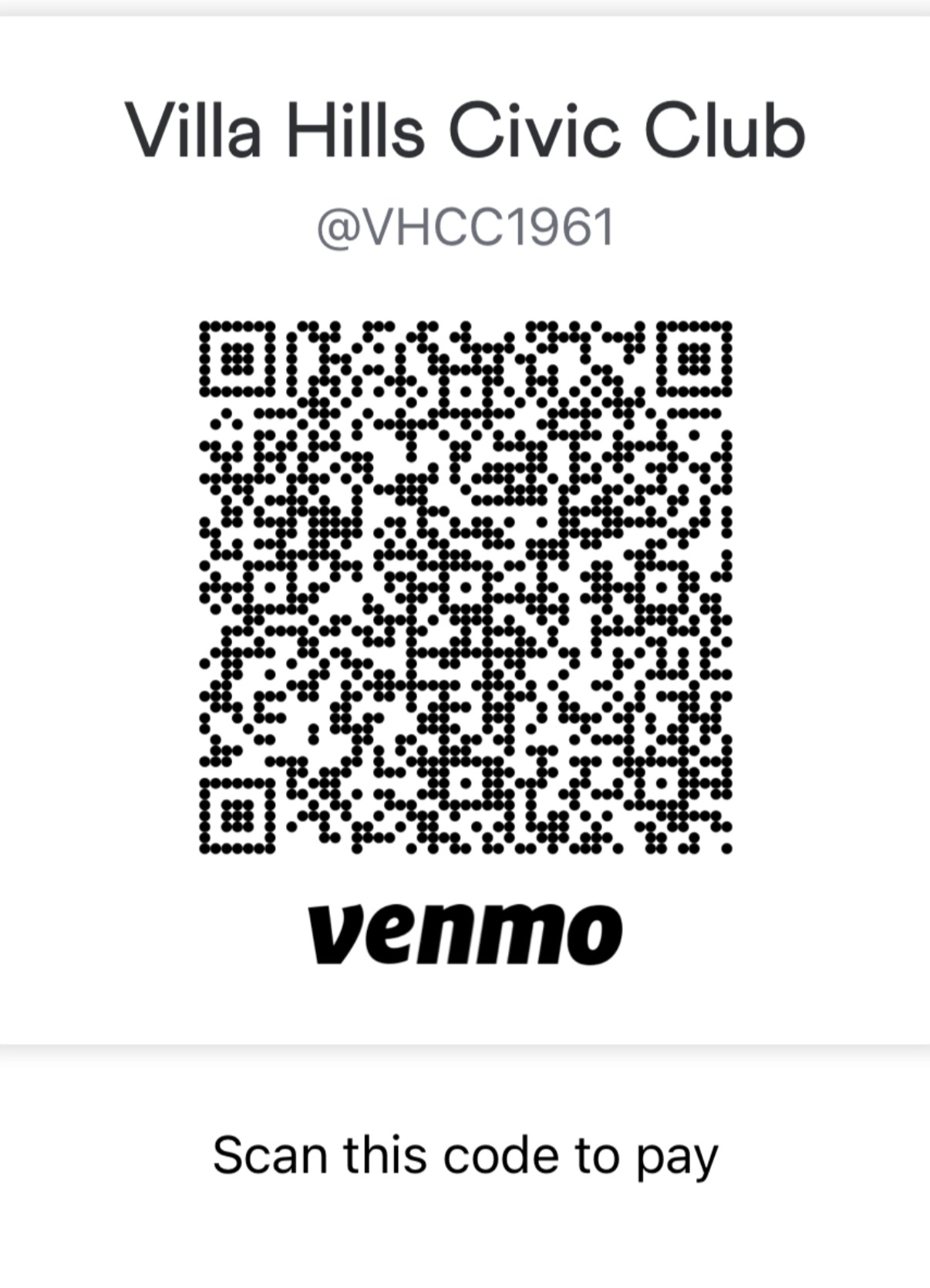 Venmo QR Code